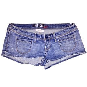HOLLISTER Low Rise Jean Shorts